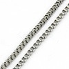 Tarnish Resistant Trendy Unisex 201 Stainless Steel Box Chain Necklaces NJEW-L043C-48P-2