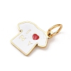 304 Stainless Steel Enamel Pendants LS-STAS-I365-05G-02-2