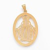 304 Stainless Steel Big Pendants STAS-F165-48G-2