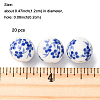 20Pcs Handmade Porcelain Beads PORC-FP0001-03A-6