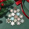 20Pcs 10 Colors Christmas Style Alloy Enamel Pendants ENAM-YW0004-39-4