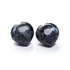 Natural Larvikite Heart Love Palm Worry Stone G-I274-46C-3