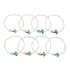 8pcs Glass Stretch Bracelets BJEW-MZ00302-2