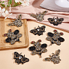 6Pcs 3 Styles Rhinestone Applqiues PATC-MA0001-13-4