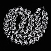 Transparency Glass Beads Strands GLAA-T023-13B-2