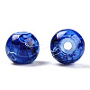 Drawbench Glass Round Beads GLAD-WH0001-01-14-2
