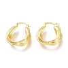 Brass Hoop Earrings EJEW-H104-03G-1