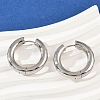 202 Stainless Steel Polishing Hoop Earrings EJEW-M106-02P-06-4