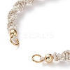 Adjustable Polyester Braided Cord Bracelet Making AJEW-JB00848-06-2