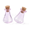 Glass Cork Bottles LS-AJEW-O032-01F-1