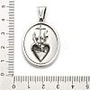 316 Surgical Stainless Steel Pendants STAS-A123-08AS-3