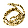 Electroplated Synthetic Non-Magnetic Hematite Beads Strands G-H020-M01-02-2