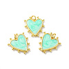 Rack Plating Brass Enamel Pendants KK-D074-03G-06-2
