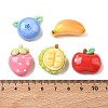Opaque Resin Cabochons RESI-F072-03-3