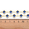 Brass Rhombus Link Chains CHC-N023-08E-G-3