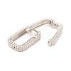 Brass Hoop Earrings EJEW-F273-02B-P-2