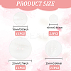 70Pcs 4 Styles 2-Hole Freshwater Shell Buttons BUTT-FG0001-16-2