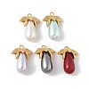 304 Stainless Steel Plastic Pendants STAS-Z153-04G-1