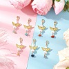 Angel Shell Pearl Pendant Decoration HJEW-JM03440-1