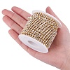 Brass Rhinestone Strass Chains CHC-T001-SS16-01C-5