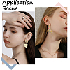 30Pcs 3 Styles 304 Stainless Steel Clip-on Earring Converters Findings STAS-SC0006-80-5