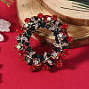 Christmas Theme Zinc Alloy Rhinestone Brooches for Backpack Clothes LK8386-23-1