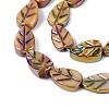 Natural Freshwater Shell Carved Beads Strands SHEL-N038-25D-3