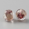 Handmade Gold Sand Lampwork Beads LAMP-WH0011-03A-04-2