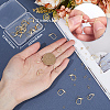 40Pcs 2 Styles Brass Leverback Earring Findings DIY-CN0002-85G-3