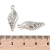 Spiral Shell Tibetan Style Alloy Pendants TIBEP-R344-40AS-LF-3