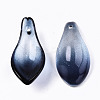 Two Tone Spray Painted Glass Pendants GLAA-N042-001A-D03-2