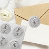 34 Sheets Silver Foil Embossed PET Picture Sticker DIY-WH0528-026-6