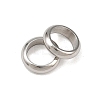Tarnish Resistant Ring 304 Stainless Steel Spacer Beads STAS-N020-11-7mm-5