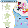 144Pcs 12 Colors Opaque Resin Sea Animals Cabochons CRES-SC0002-80-2