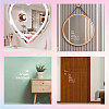Waterproof Reflective Plastic Mirror Stickers DIY-WH0668-001-6
