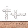 304 Stainless Steel Religion Cross Big Pendants STAS-T067-41P-3