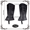 Imitation Leather Pirate Boot Covers AJEW-WH20020-020B-02-2