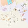 120Pcs 6 Colors Tibetan Style Alloy Pendants FIND-CA0009-24-5