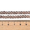 1 Strand Transparent Crackle Glass Round Beads Strands X-CCG-Q001-4mm-07-2