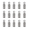 Tarnish Resistant 304 Stainless Steel Folding Crimp Ends LS-X-STAS-R065-36-1