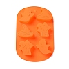 Halloween Theme Ghost/House/Witch Hat Cake Decoration Food Grade Silicone Molds LS-DIY-E067-02-3