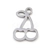 Hollow 304 Stainless Steel Charms STAS-Z183-06P-1