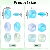 30Pcs 2 Styles Frosted Glass Rhinestone Cabochons FIND-PH0021-95-2