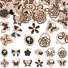 48Pcs 12 Styles Alloy Enamel Pendants ALRI-SC0001-50-1