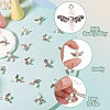 20Pcs 20 Style Glass Pearl Pendants PALLOY-TAC0142-5