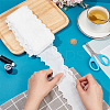 7.5 Yards Flat Cotton Embroidery Heart Ribbon OCOR-MA0001-06-3