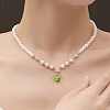 5Pcs 5 Styles Natural Turquoise & Howlite STAS-YW0002-52-6
