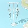 Iron Dangle Earrings EJEW-FS00021-4