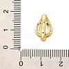 Rack Plating Brass Micro Pave Clear Cubic Zirconia Fold Over Clasps KK-H508-03G-3