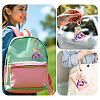 Resin Butterfly Pendant Keychains KEYC-TAC0034-03P-7